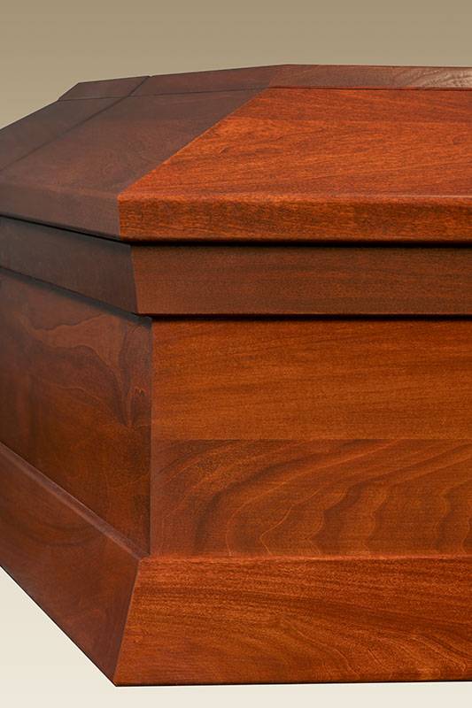 	WCC500-EC Trachselwald Child Poplar Casket Detail Vertical
